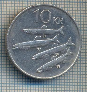 AX 179 MONEDA - ISLANDA - 10 KRONUR -ANUL 1987 -STAREA CARE SE VEDE foto