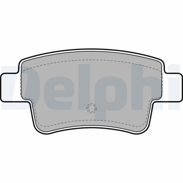 DELPHI LP2055 set placute frana,frana disc
