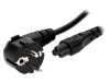 Cablu Alimentare 3x0,75mm2 cu Ştecăr Unghiular și Conector IEC C5