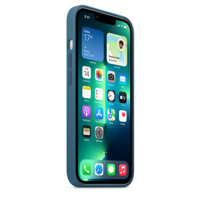 Husa Apple iPhone 13 6.1 Silicon Liquid Pacific Green foto