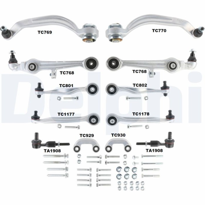DELPHI TC1400KIT Set reparatie, bara stabilizatoare