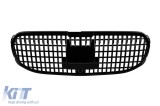 Grilaj de lac negru tip Maybach potrivit pentru Mercedes GLS X167 dupa 2021 pentru modelul cu Distronic Performance AutoTuning