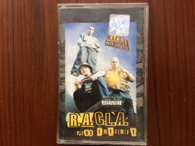 R.A.C.L.A. Plus Infinit album caseta audio muzica hip hop rap A&amp;amp;A Records 2000 foto