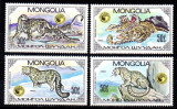MONGOLIA 1985, Fauna, serie neuzata, MNH