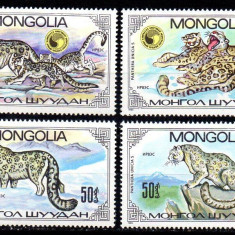 MONGOLIA 1985, Fauna, serie neuzata, MNH