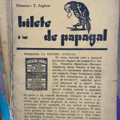 Bilete de papagal 1937 nr. 7 (484) Arghezi Teatrul Comedia