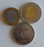 Lot 3 monede Republica Dominicana - 5/10/25 Pesos