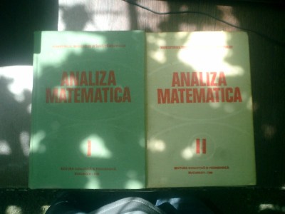 Analiza matematica 2 volume - Colectiv foto
