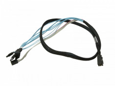 Cablu Internal Mini SAS to 4x SATA Cable (SFF-8643 to 4x SATA) SA-F43S7P2-1M-N2 1M foto