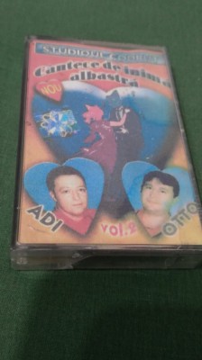CASETA AUDIO ADI MUNTEANU/OTTO HORVATH -CANTECE DE INIMA ALBASTRA ORIGINALA FOARTE RARA !! foto