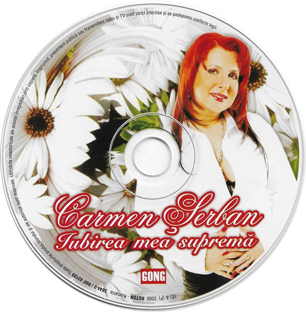 CD Carmen Șerban - Iubirea Mea Supremă, original, fără coperți