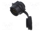 Conector circular mufă mamă 8 pini 5A 250V IP67 drept LUTRONIC