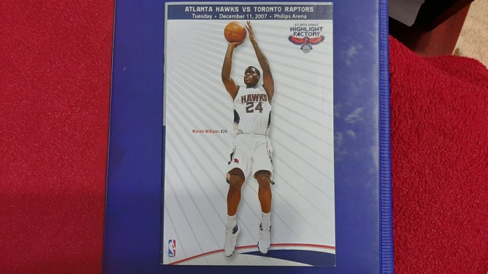 program Atlanta Hawks - Toronto Raptors