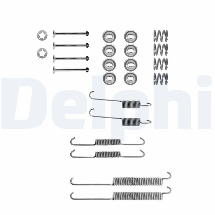 DELPHI LY1180 Set accesorii, sabot de frana