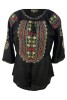Bluza dama tip ie R 25, marime L, negru/rosu