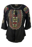 Bluza dama tip ie R 25, marime 2XL, negru/rosu