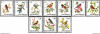 !!! SAN MARINO - PASARI 1972 , 10 VALORI , SERIE COMPLETA - MNH / FAUNA, Flora, Nestampilat