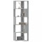 Gossi biblioteca cu 5 niveluri gri sonoma 50x50x179 cm lemn prelucrat
