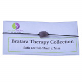 Bratara therapy collection safir roz tub 11mm x 7mm