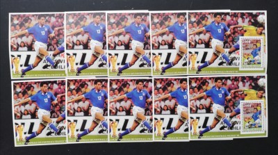 TURKMENISTAN-CUPA MONDIALA DE FOTBAL 98-10 X 1COLITA -MNH**-TU PLR 66 foto