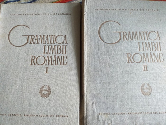 Gramatica Limbii Romane , 2 vol Gramatica Limbii Romane , 2 vol