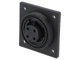 Conector circular soclu mamă PIN: 4 BULGIN Buccaneer&reg; IP68