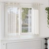 Perdele Voile cu Oelii 2 buc Crem 140x175 cm