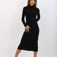 Rochie neagra cu maneci lungi Pull&Bear