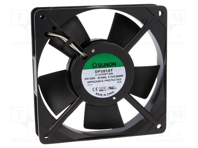 Ventilator AC axial SUNON 230VAC 120x120x25mm 109m3/h 43dBA