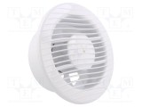 Ventilator: AC axial 230VAC &Oslash;148mm 280m3/h 47dBA bilă IPX4