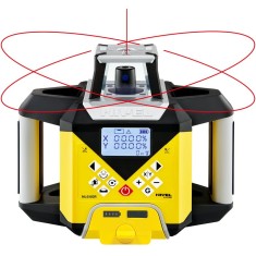 Laser rotativ Nivel System NL640R Digital, fascicul roșu, operare cu un plan orizontal, raza de actiune 600 m