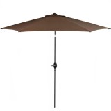 Umbrela terasa gradina, cu manivela si inclinare, GU23, diametru 260cm, maro Household NewTrend