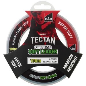Fir Monofilament Inaintas DAM Tectan Soft Leader Transparent, 0.45mm, 18.1kg/40lb, 100m