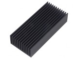Radiator Extrudat cu Aripioare Negru 100mm 45mm 22mm