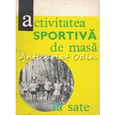 Activitatea Sportiva De Masa La Sate