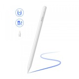 Touch Pen Baseus Smooth Writing 2 pentru Apple iPad, Versiune Activ, Alb SXBC080102