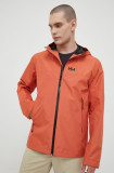 Helly Hansen geaca de ploaie Active Ocean Bound barbati, culoarea portocaliu