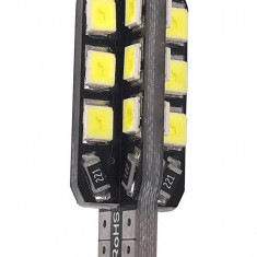 Bec Auto Led T10 2835 Cu 24 SMD 5W Alb 12V CanBus JSUN01 ( Pret Pe Bucata ) 090221-15