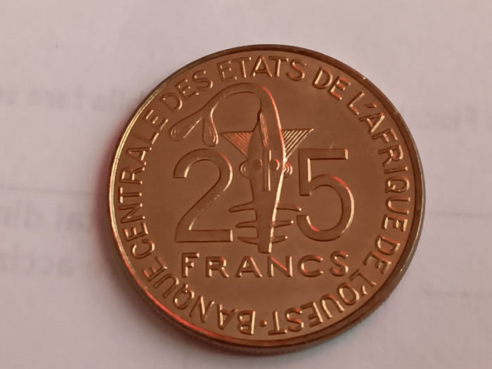 M3 C50 - Moneda foarte veche - Africa de Vest - 25 franci - 2022