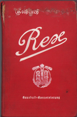 HST C1185 Rex-Kochbuch 1915 foto