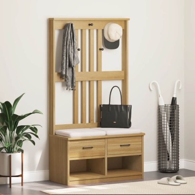 vidaXL Arborele &amp;bdquo;SANDNES&amp;rdquo; 87x40x159,5 cm din lemn masiv de pin foto