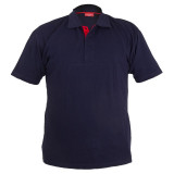 Cumpara ieftin Tricou bumbac polo / albastru - s 1