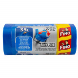 Cumpara ieftin Saci Menajeri Fino Easy Pack, 35L, 30 Buc/Set, Albastri, Saci, Saci Menaj Albastri, Saci Menajeri, Saci Fino, Saci Menajeri Fino, Saci de Gunoi, Saci