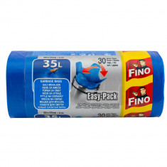 Saci Menajeri Fino Easy Pack, 35L, 30 Buc/Set, Albastri, Saci, Saci Menaj Albastri, Saci Menajeri, Saci Fino, Saci Menajeri Fino, Saci de Gunoi, Saci