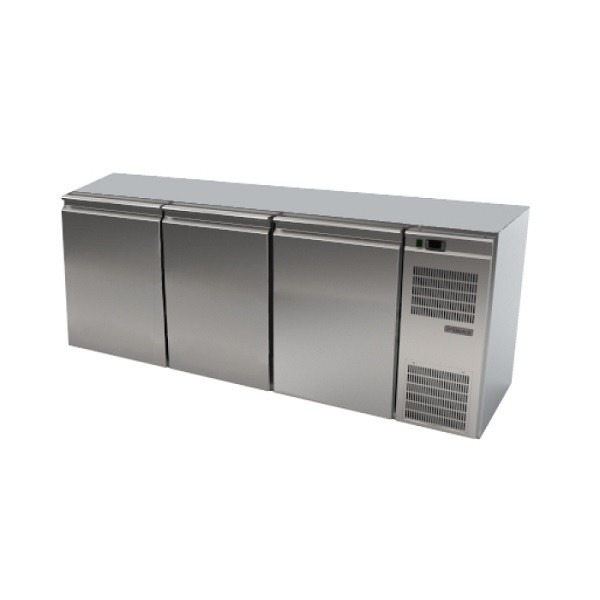 Frigider bar tip tejghea inox-3usi