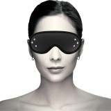 Mască COQUETTE Fantasy Blind Mask, pentru jocuri erotice BDSM, din piele vegană, ajustabilă, culoare negru