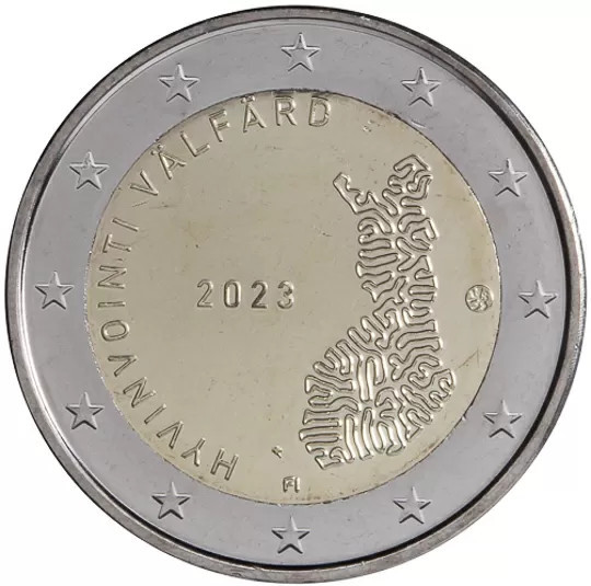 Finlanda 2 Euro 2023 - Serviciile sociale și de sănătate, KM-311 UNC !!!