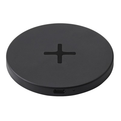 Incarcator wireless Whitey, 5 W, LED, Negru foto