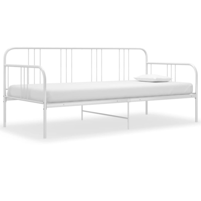 Gossi cadru pat canapea, alb, 90 x 200 cm, metal