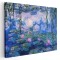 Tablou pictura Nuferi de Claude Monet 2121 Tablou canvas pe panza CU RAMA 30x40 cm